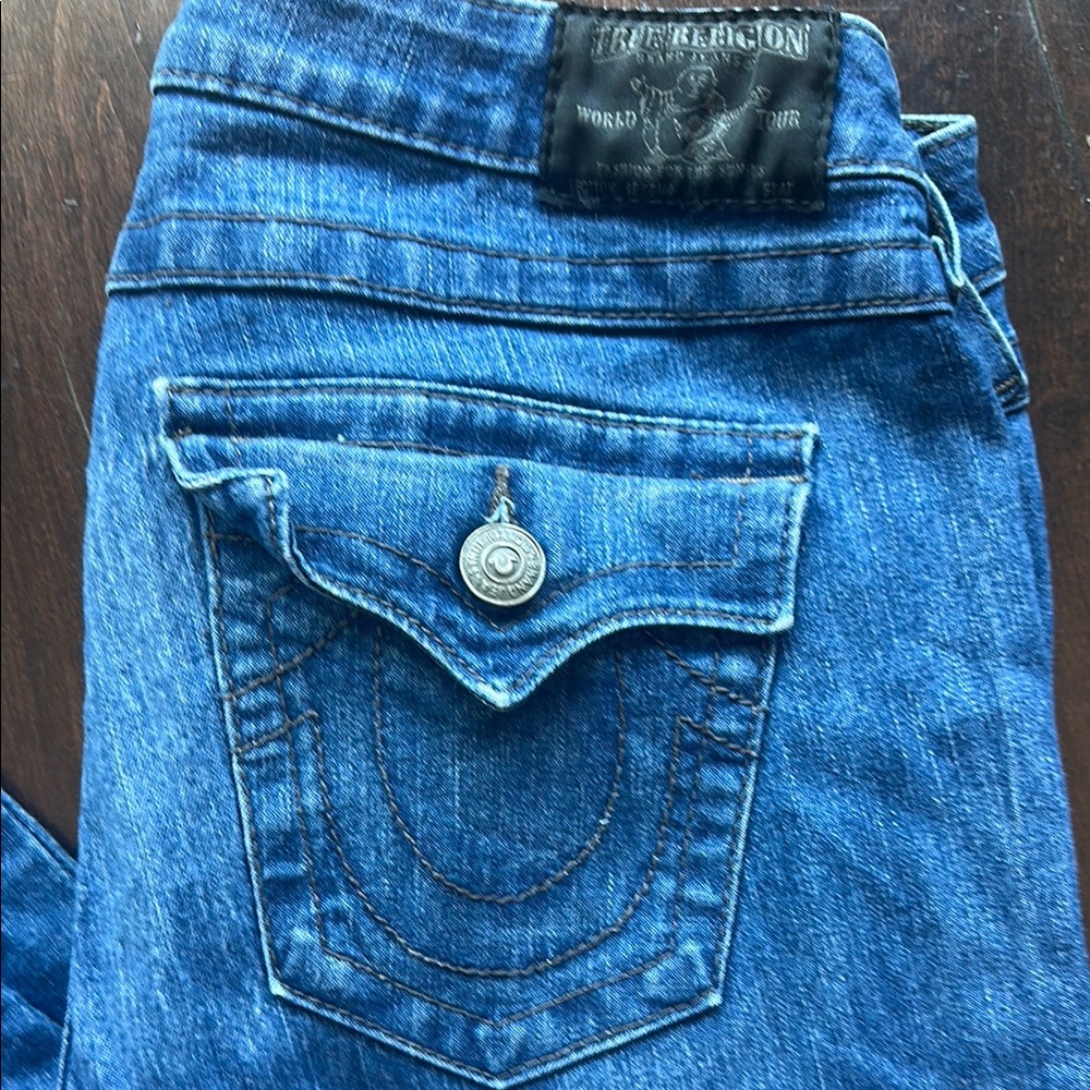True Religion Blue Jeans Classic Denim Style